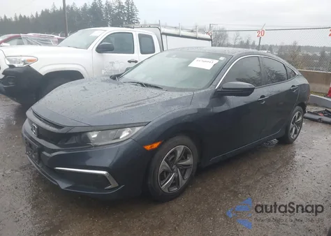 2019 Honda Civic Lx из США, поврежденный, VIN 19XFC2F60KE206325